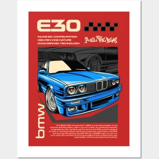 BMW E30 Enthusiast Posters and Art